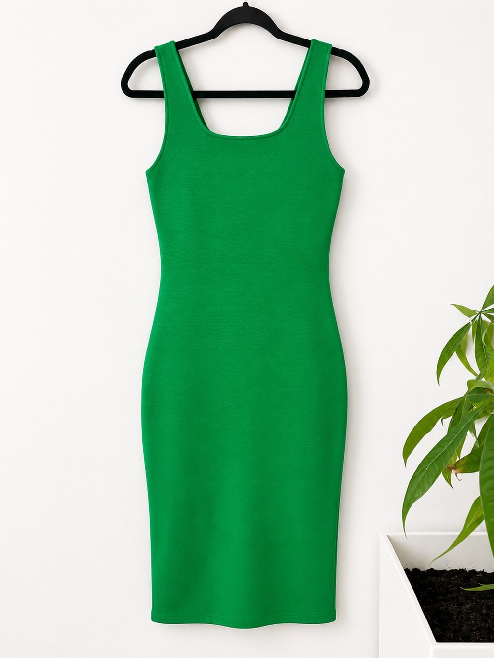 House of Harlow 1960 Kelly Green Knit Midi Dress NWT Size Small